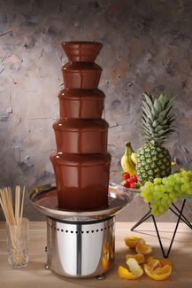 Chocolate fountain 5 tiers, HENDI, 230V/265W, ⌀332x(H)709mm 1