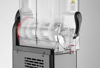 Stroj na ľadovú dreň, Arktic, 12L, Čierna, 220-240V/380W, 205x507x(H)810mm 1