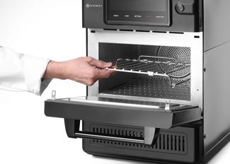 Piec konwekcyjno-mikrofalowy CombiTurbo , HENDI, 18L, czarny, 230V/3000W, 402x735x(H)608mm 1