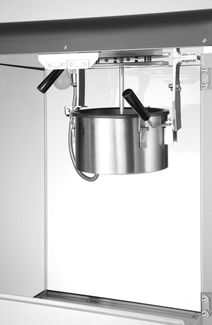 Popcorn machine, HENDI, 80L, Black, 220-240V/1155W, 560x445x(H)775mm 1
