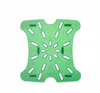 Drain shelf for container CamSquares Fresh Pro, Cambro, for 1,9 l and 3,8 l containers, Green, 159x152x(H)16mm 2
