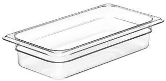 Camwear GN 1/3 polycarbonate container., Cambro, GN 1/3, 2,4L, Transparent, 325x176x(H)65mm 1