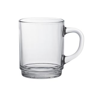 Sklenice s rukojetí VERSAILLES, Duralex, 0,26L, Průhledná, 6 ks, ⌀72x(H)89mm