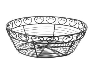 Wire basket deco round, HENDI, ⌀250x(H)80mm