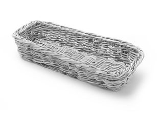 Koszyk na sztućce, HENDI, jasnoszary, 270x100x(H)45mm