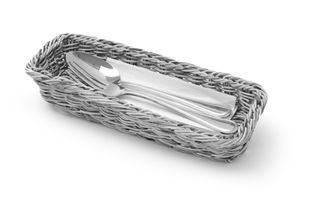 Koszyk na sztućce, HENDI, jasnoszary, 270x100x(H)45mm