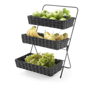 Basket display, HENDI, Black, 350x215x(H)600mm 1