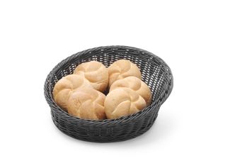 Bakery basket angled round, HENDI, Black, ⌀310x(H)120mm 2