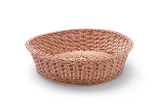 Bread basket round, HENDI, Brown, ⌀400x(H)90mm 1