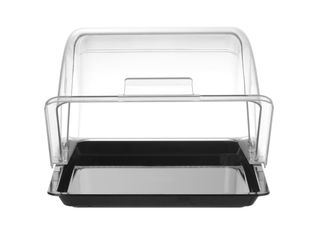 Roll-top display tray, HENDI, GN 1/2, Black, 325x265mm, Rectangular 1