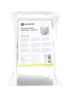 Zip-lock doypack bags - 100 pcs., HENDI, 0,25L, 100 pcs., 110x65x(H)185mm