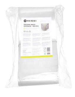 Zip-lock doypack bags - 100 pcs., HENDI, 0,5L, 100 pcs., 130x70x(H)225mm