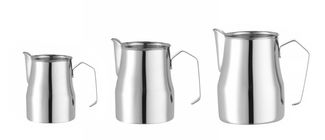 Milchkännchen mit V-förmigem Ausguss, HENDI, 0,7L, ⌀84x(H)130mm 2