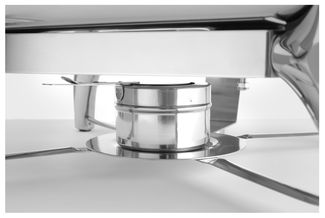 Chafing dish GN 2/3 induction, HENDI, set chafing dish + stand, 430x420x(H)325mm 2