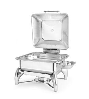 Chafing dish GN 2/3 induction, HENDI, set chafing dish + stand, 430x420x(H)325mm 3