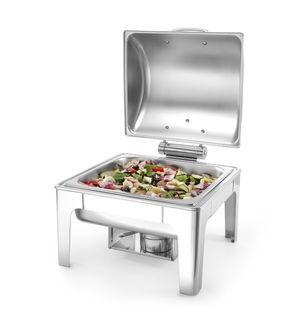 Chafing GN 2/3 vysoký lesk, HENDI, Profi Line, 6L, 395x405x(H)320mm