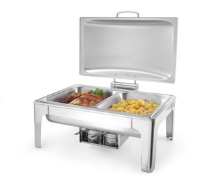 Chafing dish GN 1/1 finitura satinata, HENDI, Profi Line, 9L, 570x430x(H)290mm 2