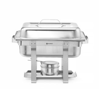 Chafing dish Gastronorm 1/2, HENDI, Kitchen Line, 4,5L, 385x295x(H)310mm 1