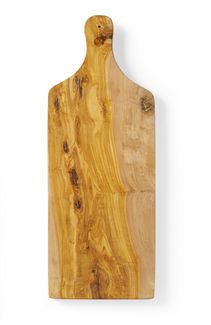 Servírovacia doštička z olivového dreva, s držadlom, HENDI, 600x200x(H)18mm