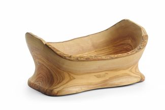 Cuenco decorativo de madera de olivo, HENDI, 365x200x(H)290mm