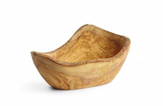 Dekoratiivne oliivipuust kauss, HENDI, 300x190x(H)110mm 2