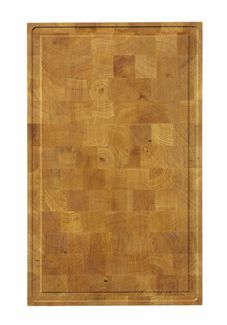 Oak serving board, end-grain, HENDI, 530x325x(H)35mm, Rectangular 1