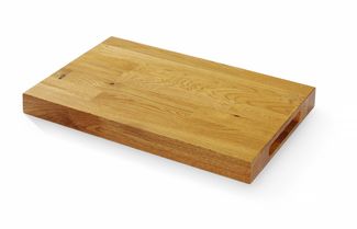 Deska dębowa do serwowania, HENDI, 420x280x(H)40mm, Prostokątny