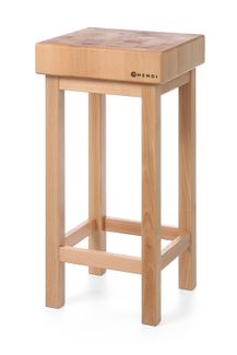 Medinis mėsinėjimo blokas su stovu, HENDI, 400x400x(H)110mm