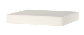 Miesnieka bloks – polietilēns bez pamatnes, HENDI, Balts, 500x400x(H)80mm