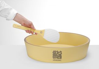 Hangiri rice mixing bowl, Hasegawa, ⌀600x(H)140mm 3