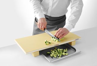 Podstawka pod deskę do sushi, 45×50×300 mm, Hasegawa, beżowy, 300x50x(H)45mm, Prostokątny 1