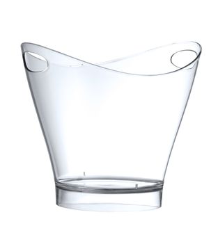 Wine and champagne bucket, BarUp, 6L, Transparent, 300x240x(H)260mm, Oval 3