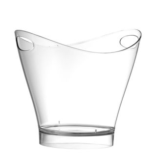 Wine and champagne bucket, BarUp, 6L, Transparent, 300x240x(H)260mm, Oval 4