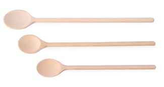 Wooden spoon - set of 3, various sizes, HENDI, 3 pcs., (L)475mm 1