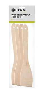 Spatola in legno - set da 4 pezzi, HENDI, 4 pezzi, 300x55mm 2