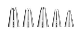 Icing tips - serrated, HENDI, ø6-8-10-12-14