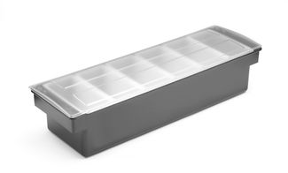 Condiment holder - 6 containers, BarUp, 480x150x(H)100mm 4