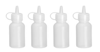 Mini dyspenser do sosów - zestaw 4 szt., HENDI, 0,03L, transparentny, ⌀30x(H)85mm