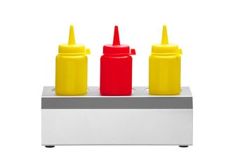 Saucenflaschen-Halter, HENDI, 3-fach, ø57 mm, 229x90x(H)78mm