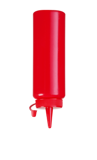 Dyspenser do zimnych sosów, HENDI, 0,2L, czerwony, ⌀50x(H)185mm 1