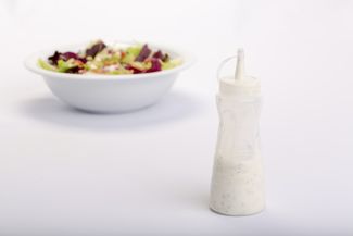 Dyspenser do zimnych sosów easy squeeze, HENDI, 0,2L, transparentny, ⌀60x(H)170mm