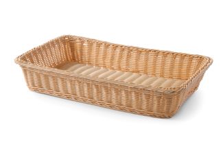 Koszyk do pieczywa prostokątny GN 1/1, HENDI, 530x320x(H)90mm