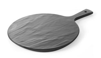 Płyta do serwowania okrągła o strukturze łupka, HENDI, 424x300x(H)15mm