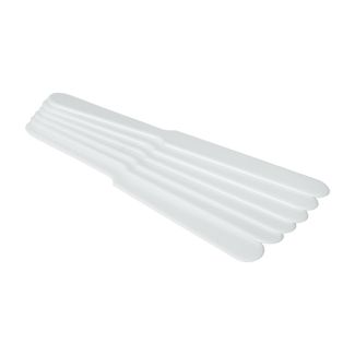 Szpatuła do zbierania piany z piwa, BarUp, biały, 6 szt., 235x26mm 1