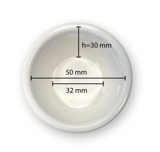 Ramekinova miska - 12 kusov, HENDI, 0,045L, Slonovinová, 12 ks, ⌀60x(H)35mm 4
