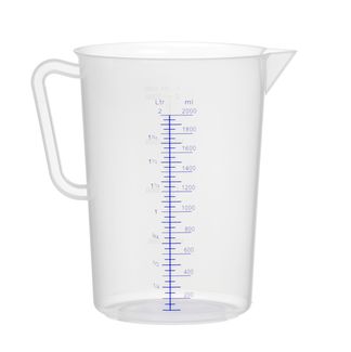 Polüpropüleenist kann mõõteskaalaga, HENDI, Kitchen Line, 2L, ⌀140x(H)215mm