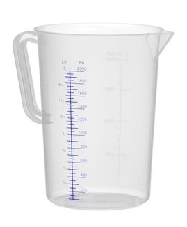 Miarka z polipropylenu, HENDI, Kitchen Line, 2L, ⌀140x(H)215mm