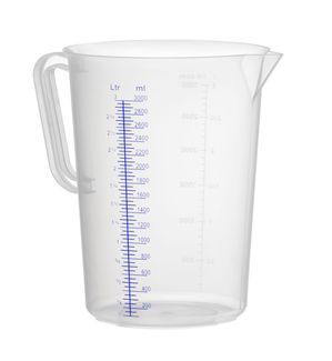 Miarka z polipropylenu, HENDI, Kitchen Line, 3L, ⌀160x(H)240mm
