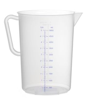 Polüpropüleenist kann mõõteskaalaga, HENDI, Kitchen Line, 5L, ⌀190x(H)270mm