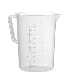 Miarka z polipropylenu, HENDI, Kitchen Line, 5L, ⌀190x(H)270mm